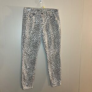 Lucky Brand Legend Sofia Animal Print Jeans Size 28